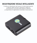 Mini registratore vocale di registrazione ambientale automatica con attivazione vocale, microfono a distanza con riproduzione audio