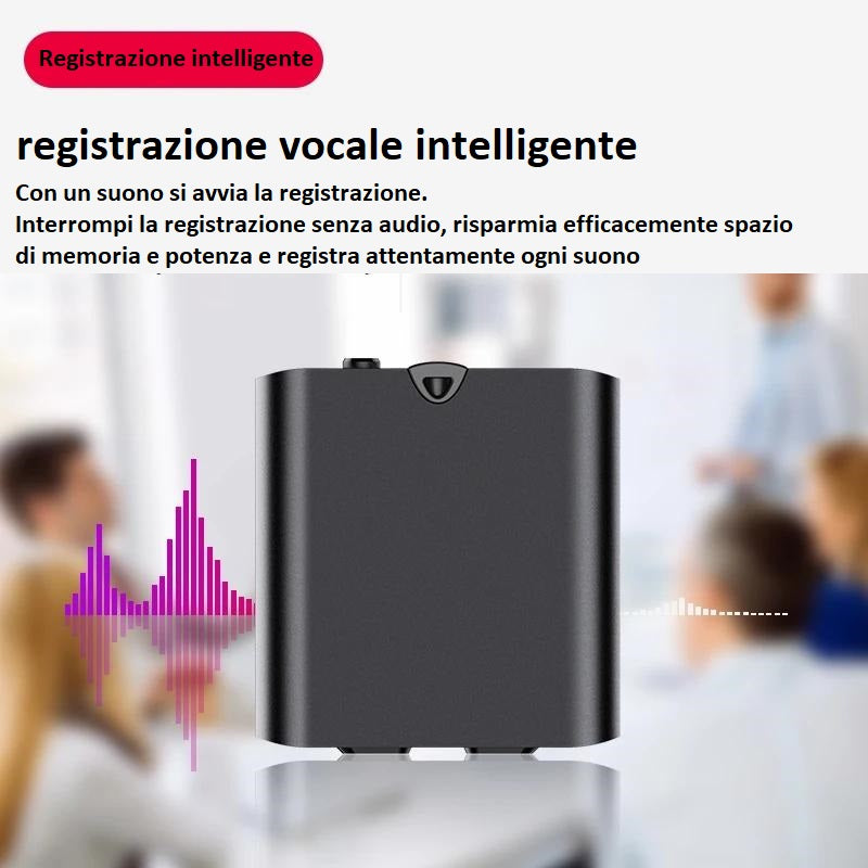 Cievo Registratore Vocale per Riunioni, Lezioni e Studio: Strumenti di  Sorveglianza Avanzata - Cimici e Microspie a Distanza, Microfoni e Lettore  MP3 Integrato 8Gb 100 ore di registrazione : .it: Cancelleria e