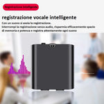 Mini registratore vocale di registrazione ambientale automatica con attivazione vocale, microfono a distanza con riproduzione audio