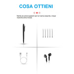 Penna Registratore Vocale Spia Mini Ambientale Audio Voice Recorder Attivazione